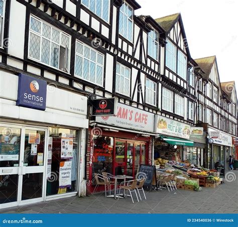 old tudor shopping complex.